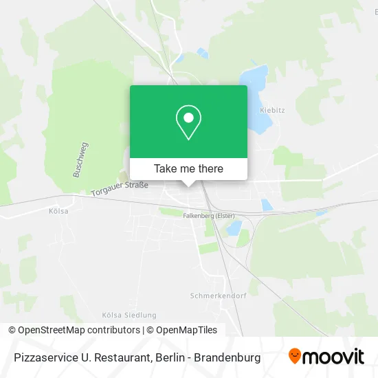 Карта Pizzaservice U. Restaurant