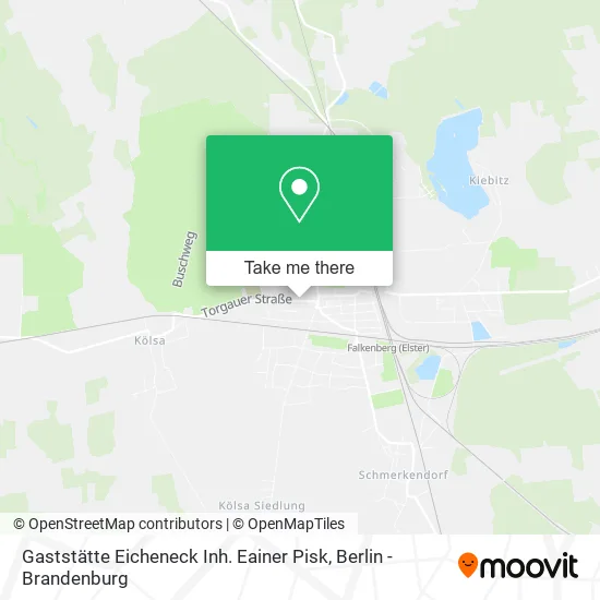 Карта Gaststätte Eicheneck Inh. Eainer Pisk