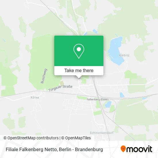 Карта Filiale Falkenberg Netto