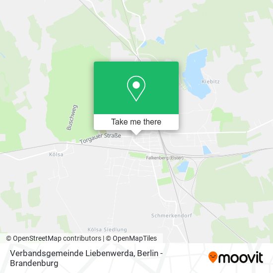 Verbandsgemeinde Liebenwerda map