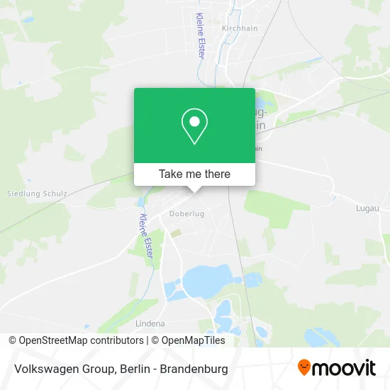 Volkswagen Group map