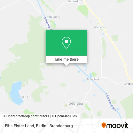 Elbe Elster Land map