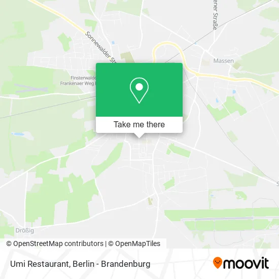 Карта Umi Restaurant