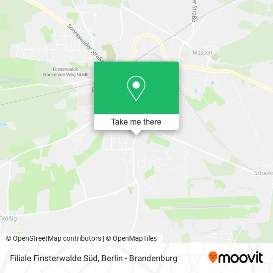 Filiale Finsterwalde Süd map