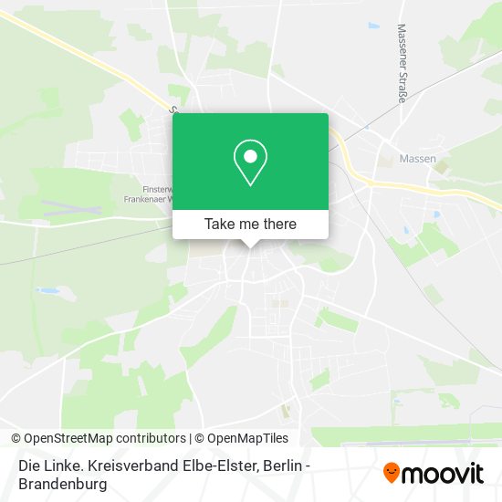 Die Linke. Kreisverband Elbe-Elster map