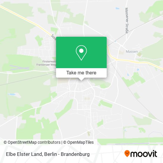 Elbe Elster Land map
