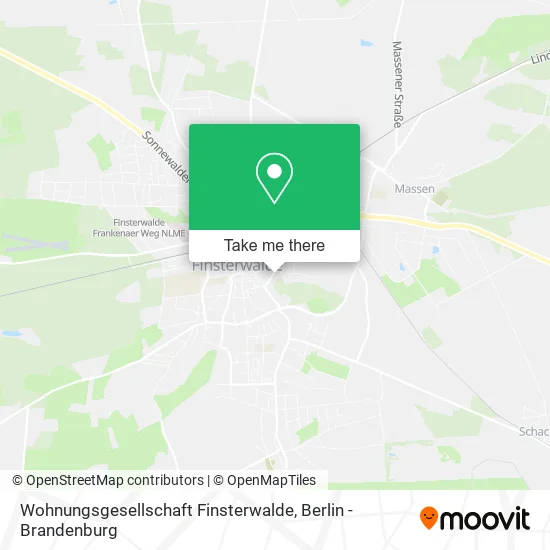Wohnungsgesellschaft Finsterwalde map