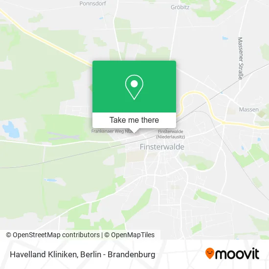 Карта Havelland Kliniken