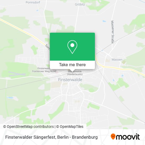 Finsterwalder Sängerfest map