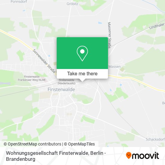 Wohnungsgesellschaft Finsterwalde map