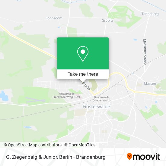 G. Ziegenbalg & Junior map