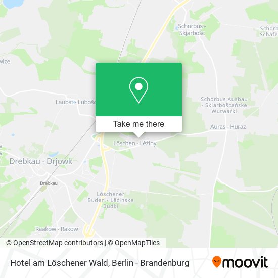 Hotel am Löschener Wald map