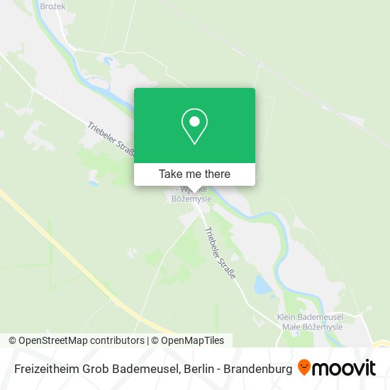 Freizeitheim Grob Bademeusel map