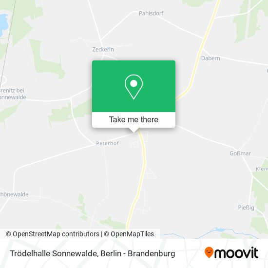 Trödelhalle Sonnewalde map