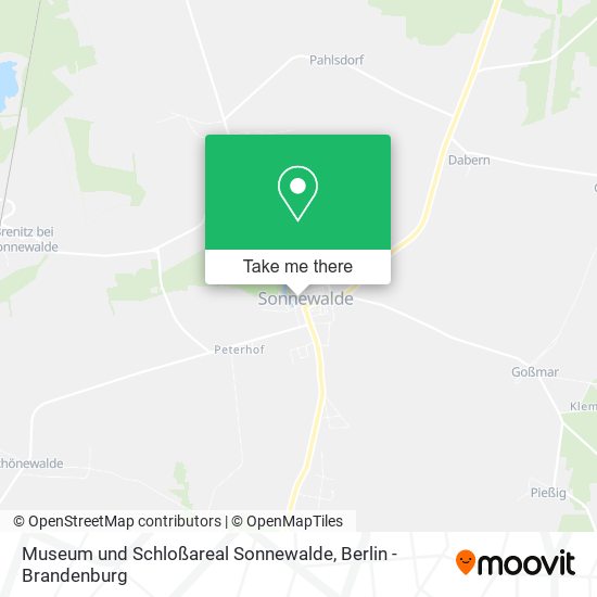 Museum und Schloßareal Sonnewalde map