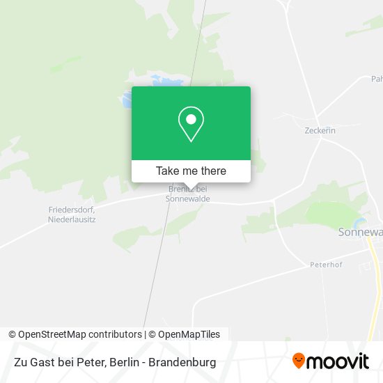 Zu Gast bei Peter map