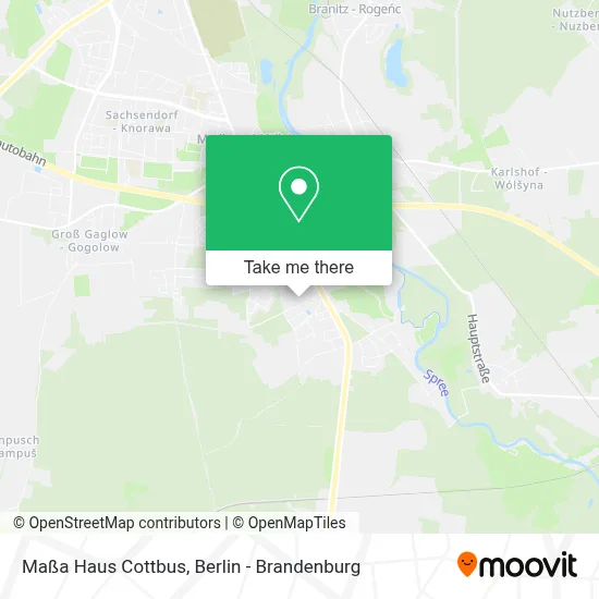 Maßa Haus Cottbus map