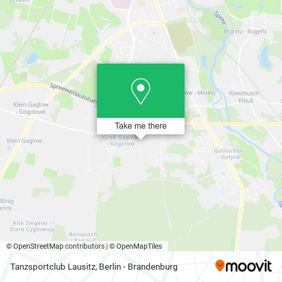 Tanzsportclub Lausitz map