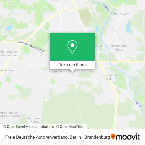 Карта Freie Deutsche Autorenverband