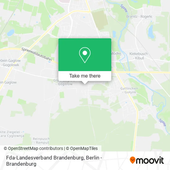 Карта Fda-Landesverband Brandenburg