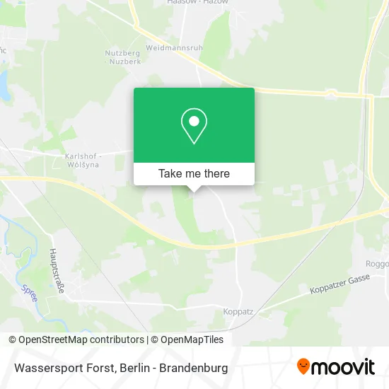 Wassersport Forst map