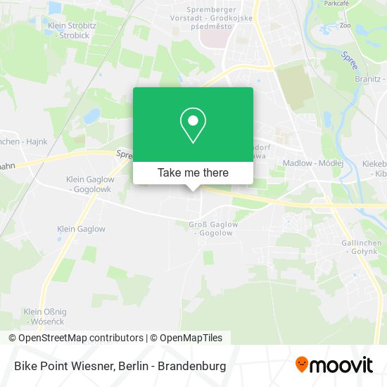 Bike Point Wiesner map