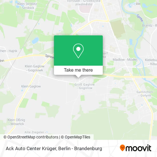 Ack Auto Center Krüger map