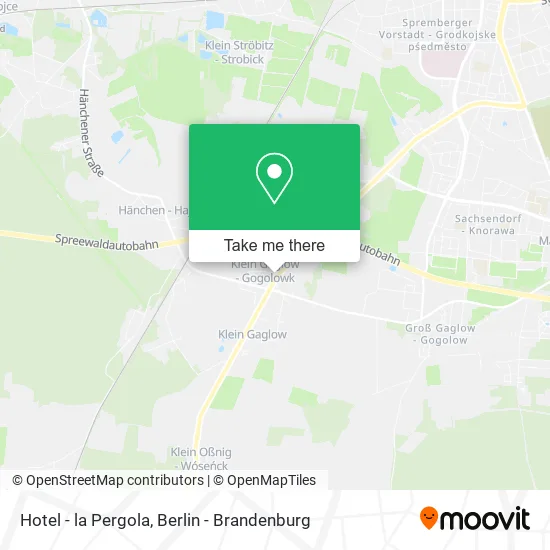 Hotel - la Pergola map