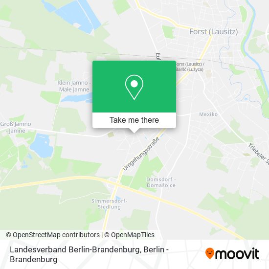 Карта Landesverband Berlin-Brandenburg