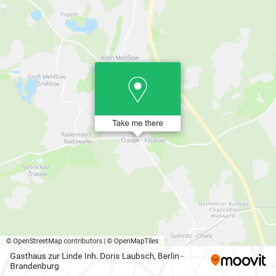Карта Gasthaus zur Linde Inh. Doris Laubsch