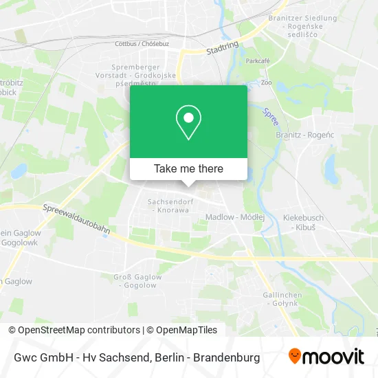 Карта Gwc GmbH - Hv Sachsend