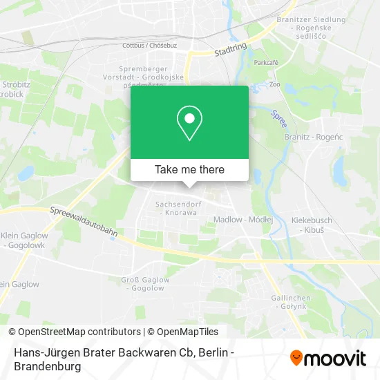 Карта Hans-Jürgen Brater Backwaren Cb