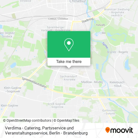Карта Verdima - Catering, Partyservice und Veranstaltungsservice