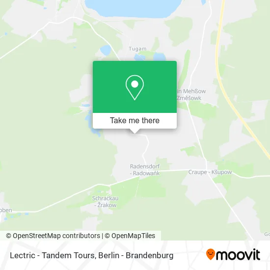 Карта Lectric - Tandem Tours