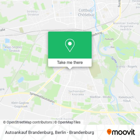 Autoankauf Brandenburg map
