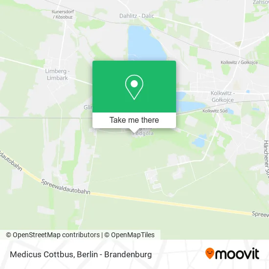 Карта Medicus Cottbus