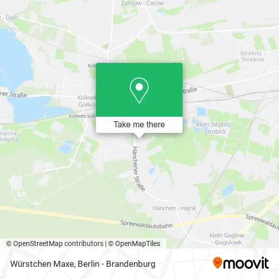 Карта Würstchen Maxe