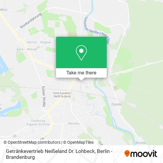 Getränkevertrieb Neißeland Dr. Lohbeck map