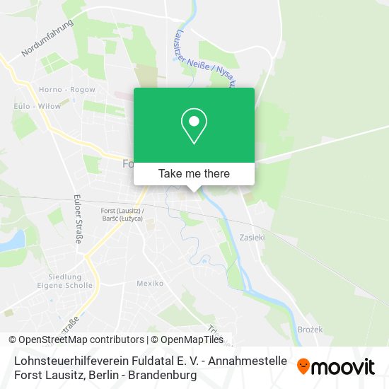 Lohnsteuerhilfeverein Fuldatal E. V. - Annahmestelle Forst Lausitz map
