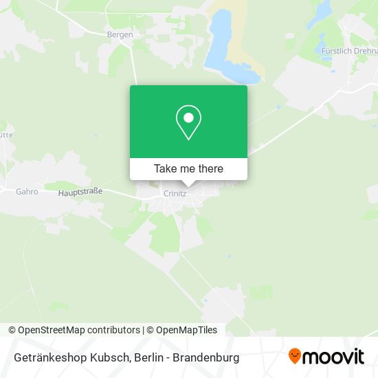 Карта Getränkeshop Kubsch