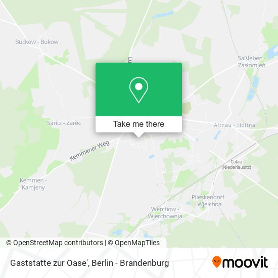 Gaststatte zur Oase' map