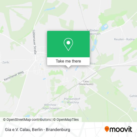 Gia e.V. Calau map
