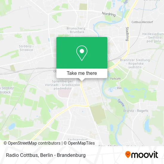 Карта Radio Cottbus