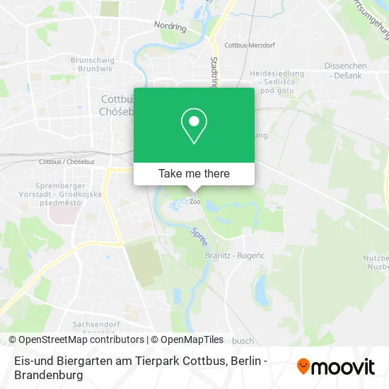Карта Eis-und Biergarten am Tierpark Cottbus