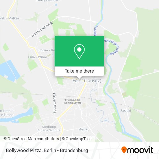 Карта Bollywood Pizza