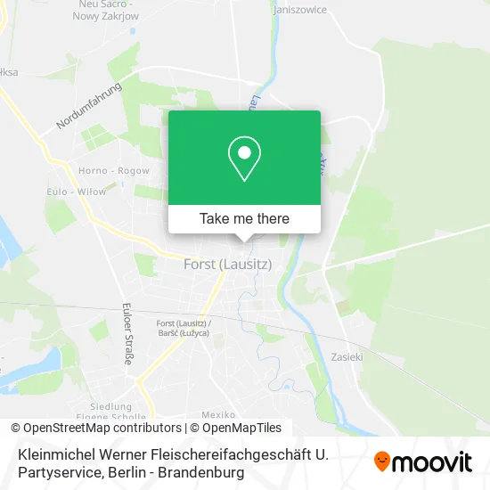 Карта Kleinmichel Werner Fleischereifachgeschäft U. Partyservice