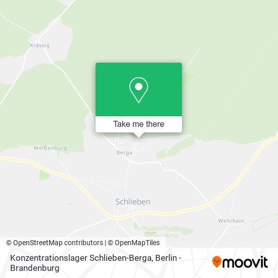 Konzentrationslager Schlieben-Berga map