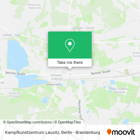 Kampfkunstzentrum Lausitz map
