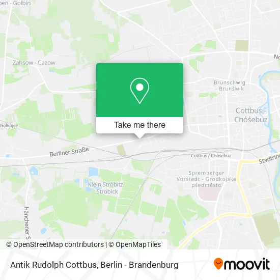 Карта Antik Rudolph Cottbus