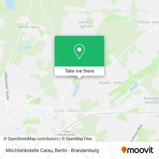 Milchtankstelle Calau map